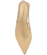Jessica Simpson Mezzah Mesh Pointed Toe Slingback Flats