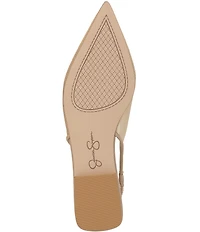 Jessica Simpson Mezzah Mesh Pointed Toe Slingback Flats