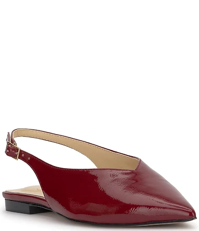 Jessica Simpson Mezzah Patent Slingback Flats