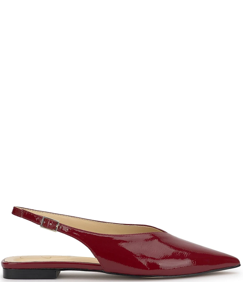 Jessica Simpson Mezzah Patent Slingback Flats
