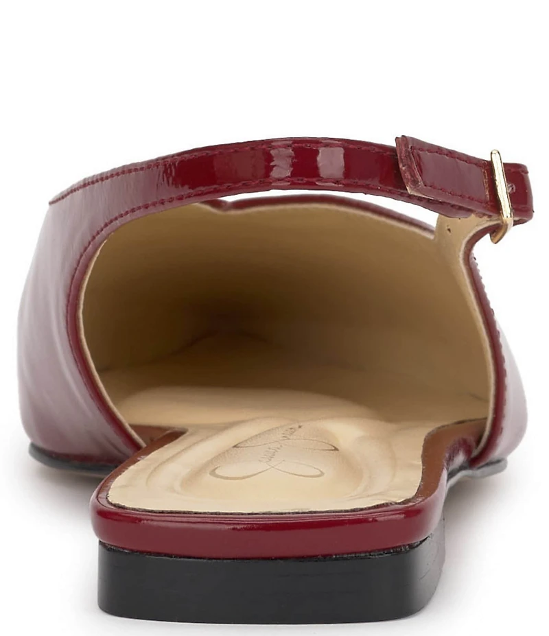 Jessica Simpson Mezzah Patent Slingback Flats
