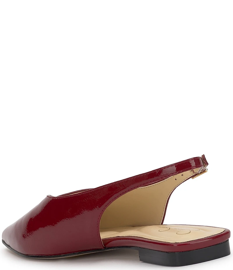 Jessica Simpson Mezzah Patent Slingback Flats
