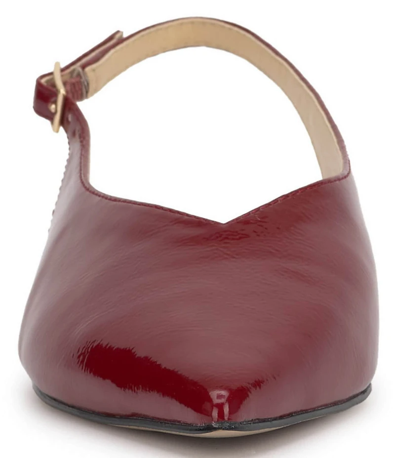 Jessica Simpson Mezzah Patent Slingback Flats