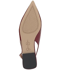 Jessica Simpson Mezzah Patent Slingback Flats