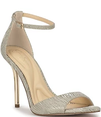 Jessica Simpson Nelira Metallic Ankle Wrap Dress Sandals