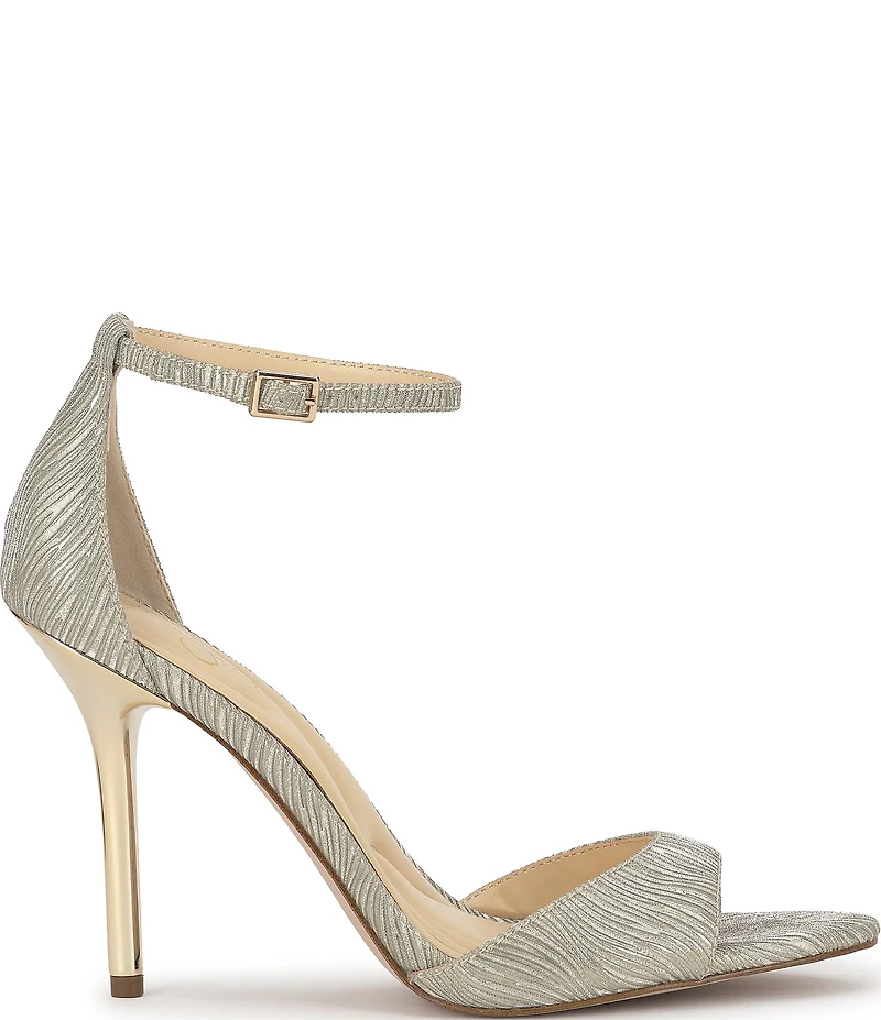Jessica Simpson Nelira Metallic Ankle Wrap Dress Sandals