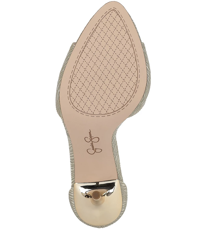 Jessica Simpson Nelira Metallic Ankle Wrap Dress Sandals