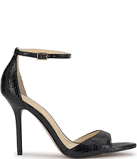 Jessica Simpson Nelira Snake Embossed Ankle Strap Dress Sandals