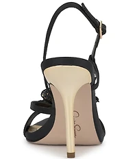 Jessica Simpson Nivory 3D Floral Embellished Dress Sandals