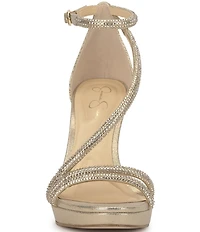 Jessica Simpson Noralina Rhinestone Platform Dress Sandals