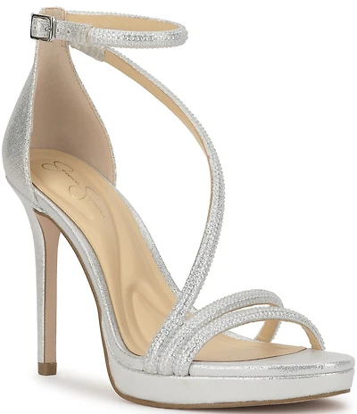 Jessica Simpson Noralina Rhinestone Platform Dress Sandals