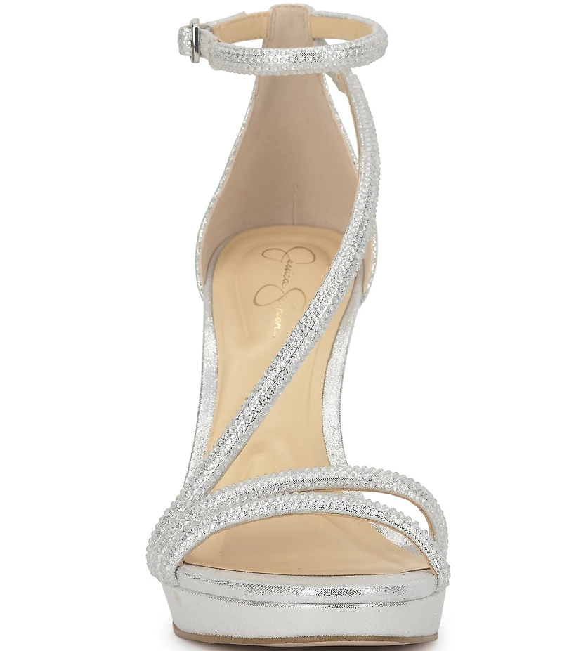 Jessica Simpson Noralina Rhinestone Platform Dress Sandals