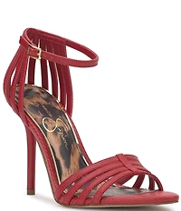Jessica Simpson Nuvire Lizard Embossed Caged Dress Sandals