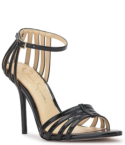 Jessica Simpson Nuvire Patent Caged Dress Sandals