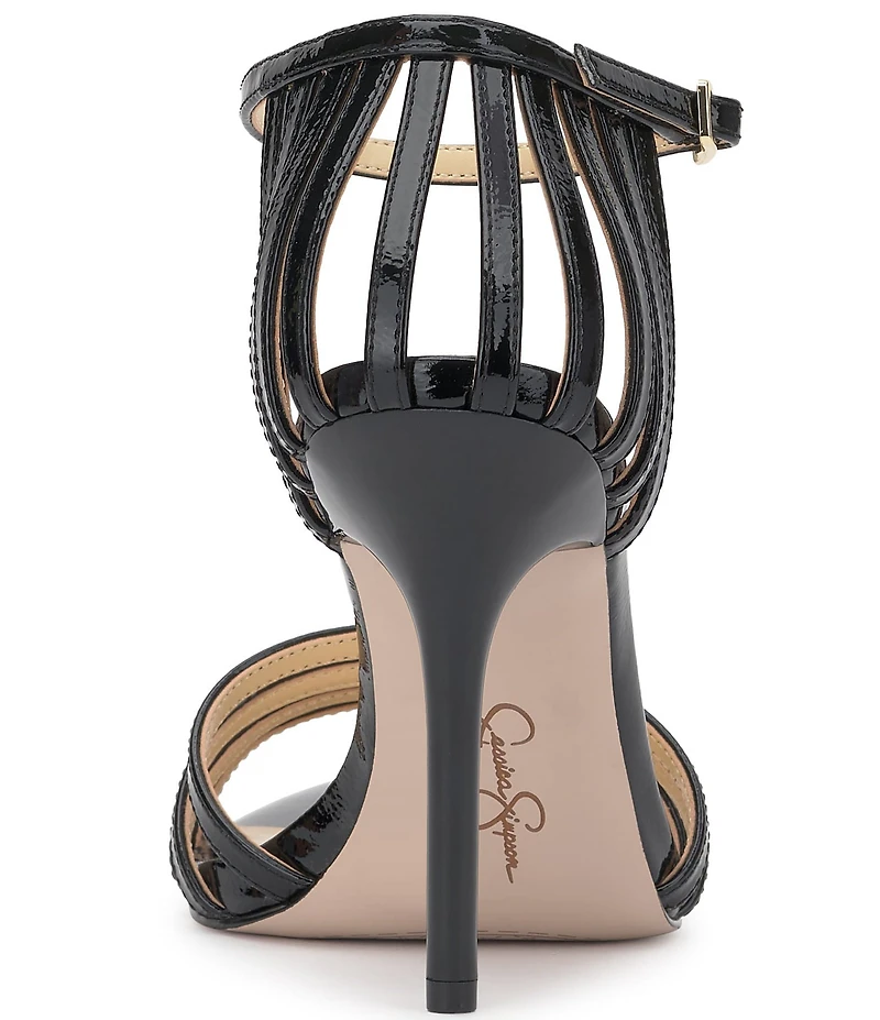 Jessica Simpson Nuvire Patent Caged Dress Sandals
