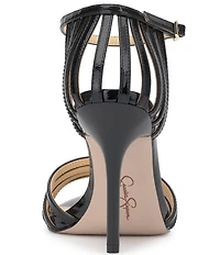 Jessica Simpson Nuvire Patent Caged Dress Sandals
