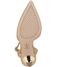 Jessica Simpson Ocanna Raffia Ankle Strap Pumps