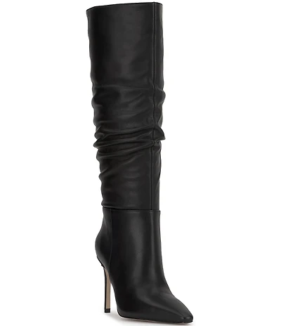 Jessica Simpson Ohena Slouch Leather Knee High Boots