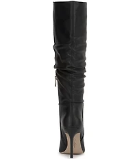 Jessica Simpson Ohena Slouch Leather Knee High Boots