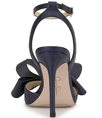 Jessica Simpson Olivine Textured Bow Ankle Strap Dress Sandals
