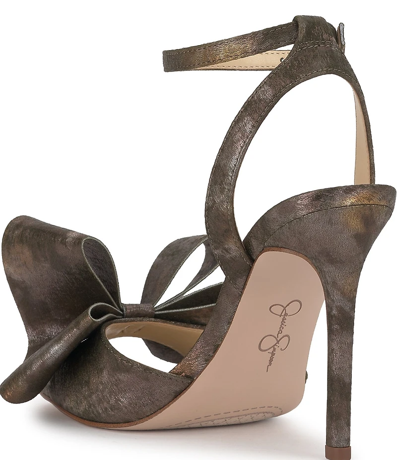 Jessica Simpson Olivine Brushed Metallic Dress Sandals