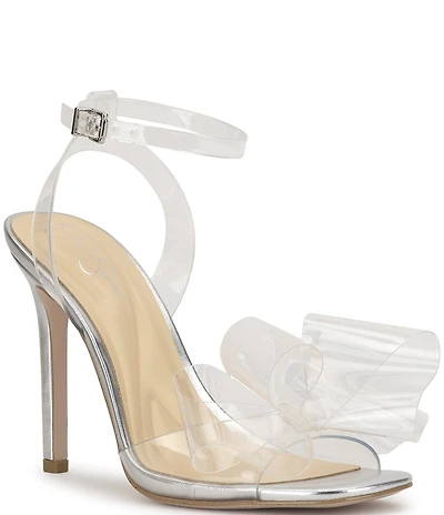 Jessica Simpson Olivine Clear Bow Dress Sandals
