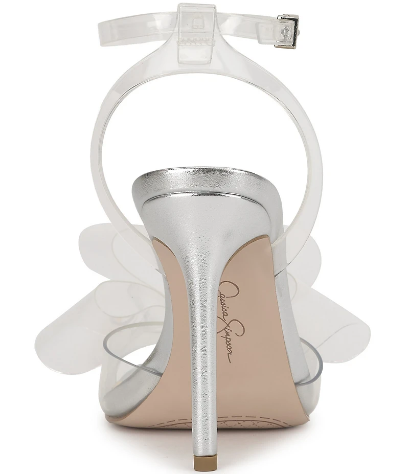 Jessica Simpson Olivine Clear Bow Dress Sandals