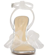 Jessica Simpson Olivine Clear Bow Dress Sandals