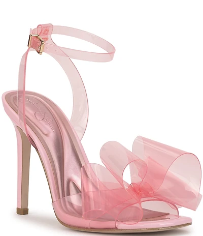 Jessica Simpson Olivine Clear Bow Dress Sandals