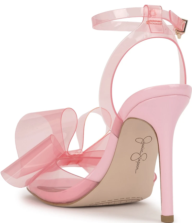 Jessica Simpson Olivine Clear Bow Dress Sandals