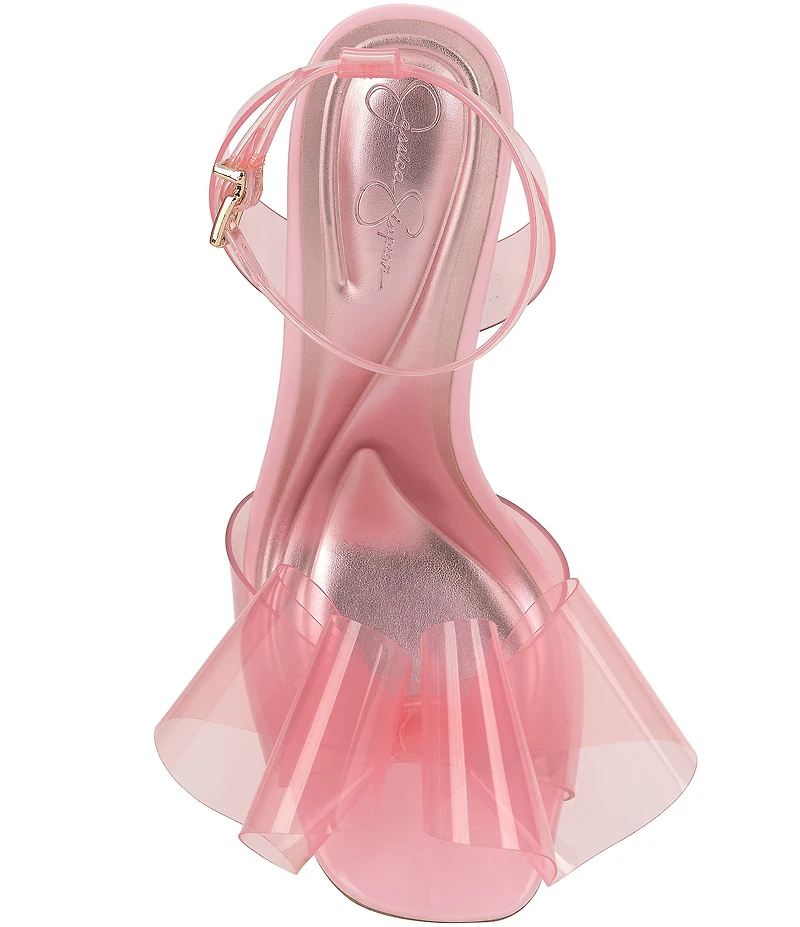 Jessica Simpson Olivine Clear Bow Dress Sandals