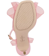 Jessica Simpson Olivine Clear Bow Dress Sandals