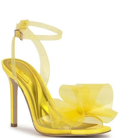 Jessica Simpson Olivine Clear Bow Dress Sandals