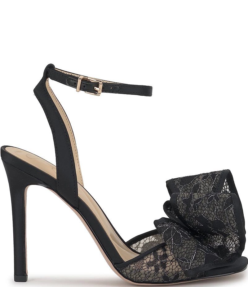 Jessica Simpson Olivine Lace Flower Bow Dress Sandals