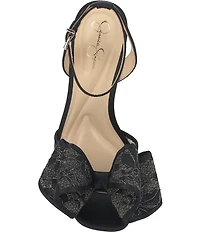 Jessica Simpson Olivine Lace Flower Bow Dress Sandals