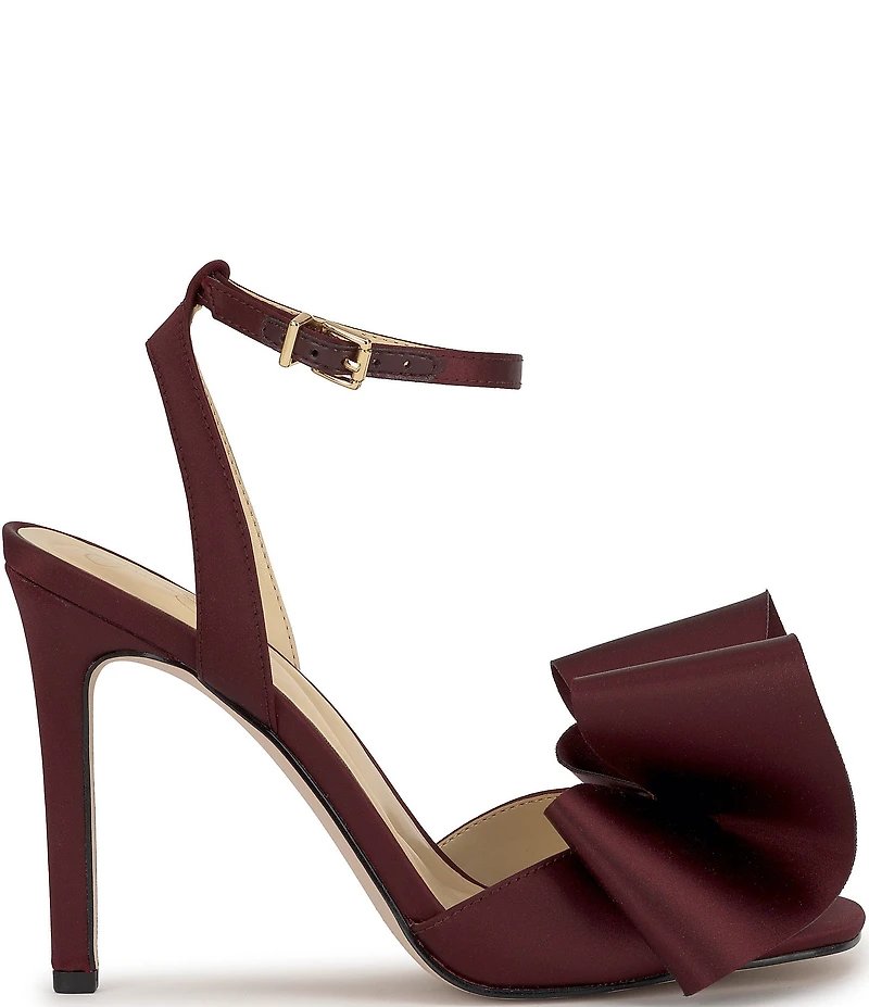 Jessica Simpson Olivine Satin Bow Dress Sandals
