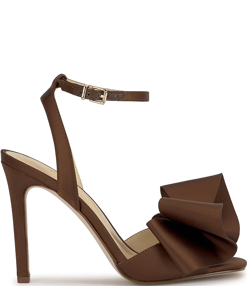 Jessica Simpson Olivine Satin Bow Dress Sandals