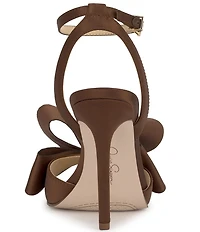 Jessica Simpson Olivine Satin Bow Dress Sandals