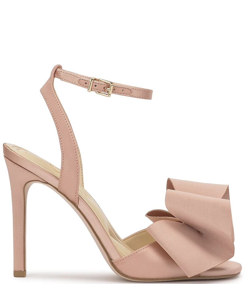 Jessica Simpson Olivine Satin Bow Dress Sandals