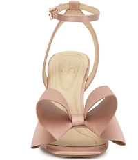 Jessica Simpson Olivine Satin Bow Dress Sandals