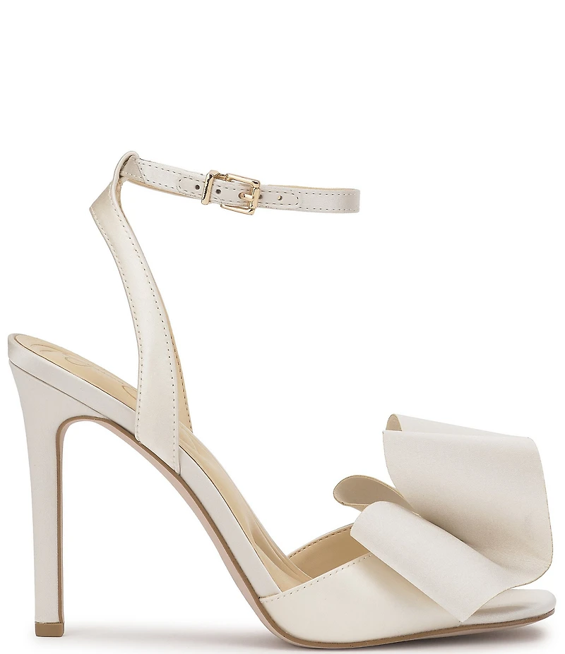 Jessica Simpson Olivine Satin Bow Dress Sandals