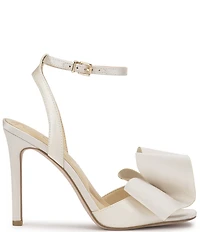 Jessica Simpson Olivine Satin Bow Dress Sandals