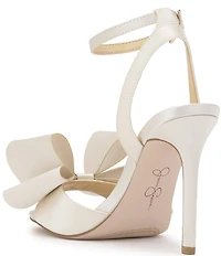 Jessica Simpson Olivine Satin Bow Dress Sandals
