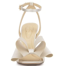Jessica Simpson Olivine Satin Bow Dress Sandals