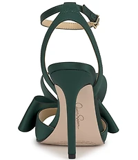 Jessica Simpson Olivine Satin Bow Dress Sandals