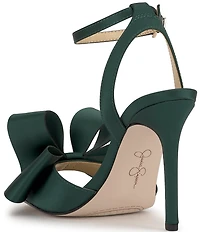 Jessica Simpson Olivine Satin Bow Dress Sandals