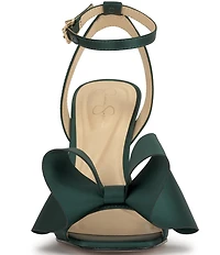 Jessica Simpson Olivine Satin Bow Dress Sandals