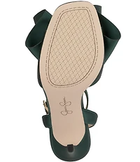 Jessica Simpson Olivine Satin Bow Dress Sandals