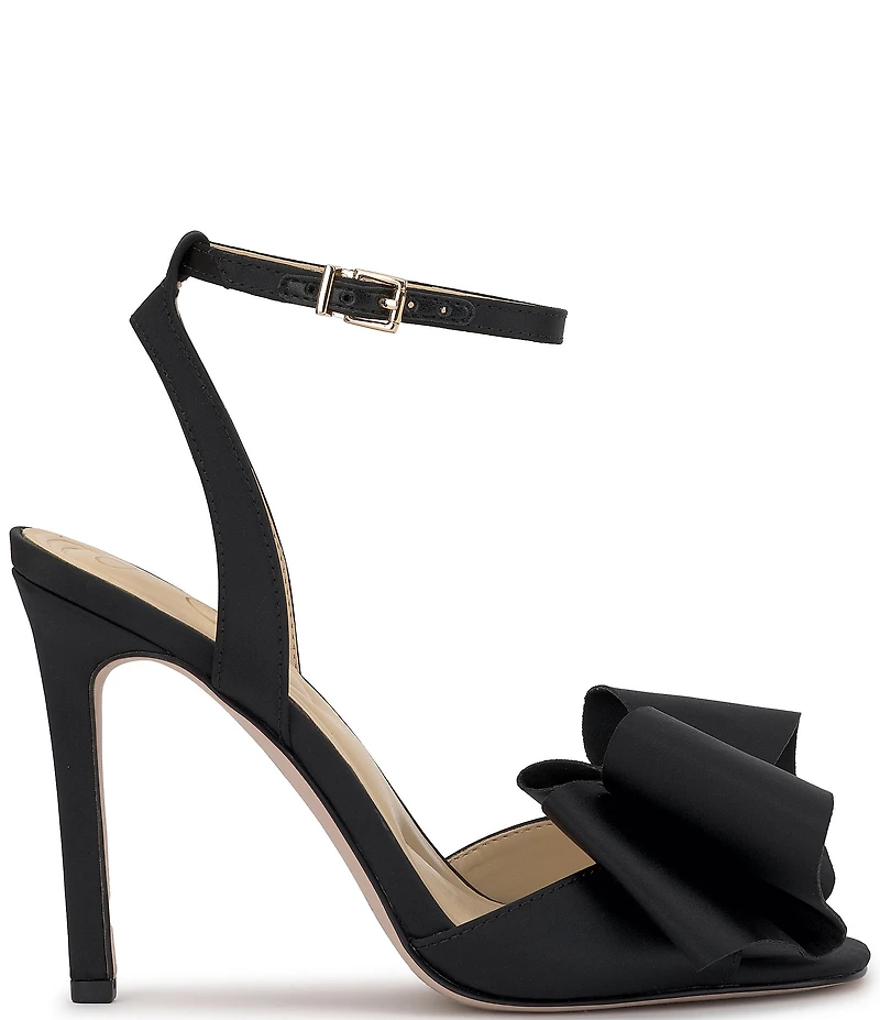 Jessica Simpson Olivine Satin Bow Dress Sandals