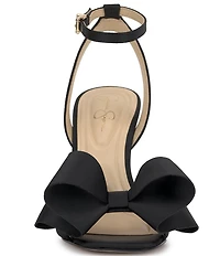 Jessica Simpson Olivine Satin Bow Dress Sandals